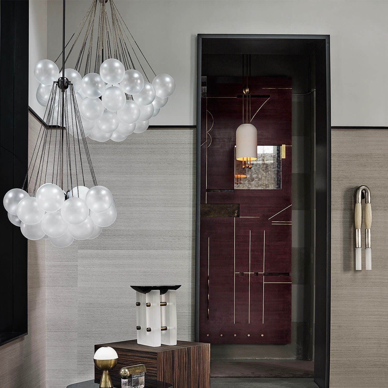 Bubble Chandelier - Blowlighting