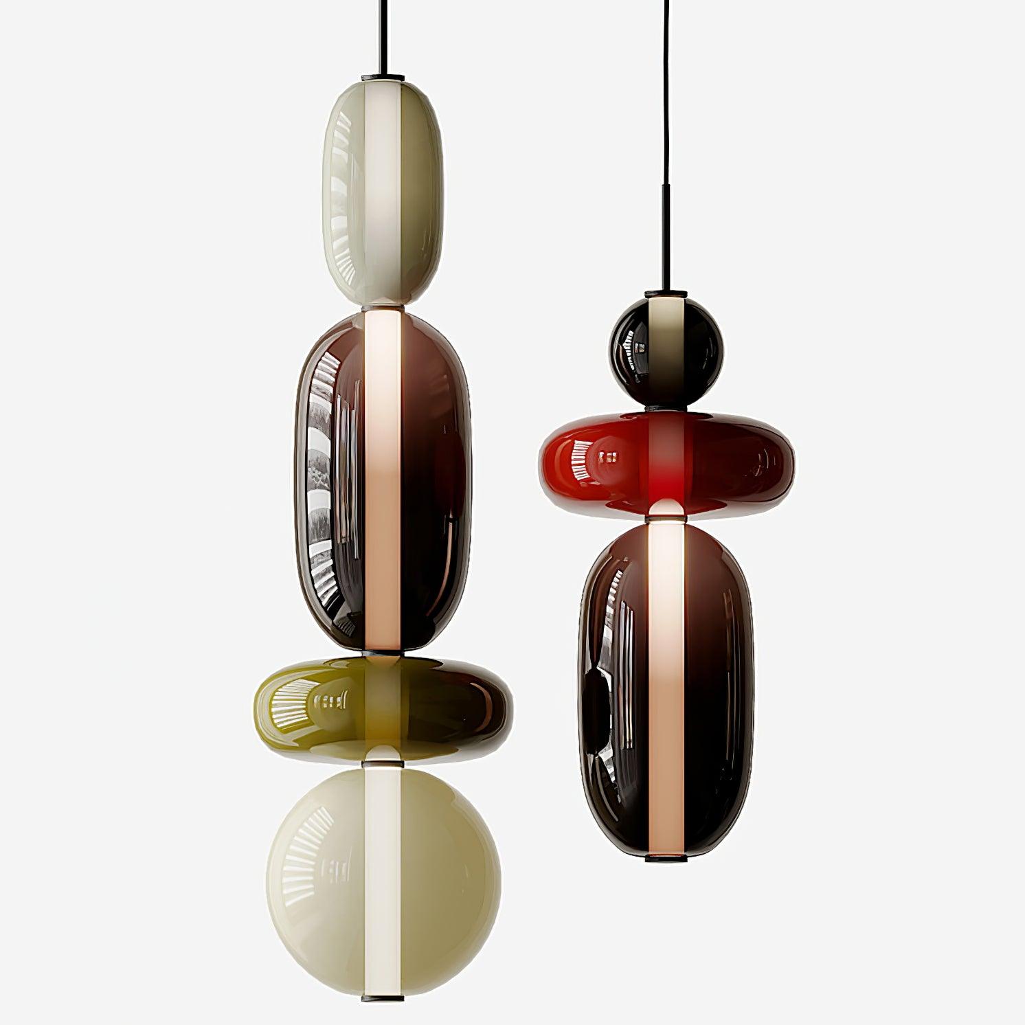 Candied Glass Combo Pendant Light - Blowlighting