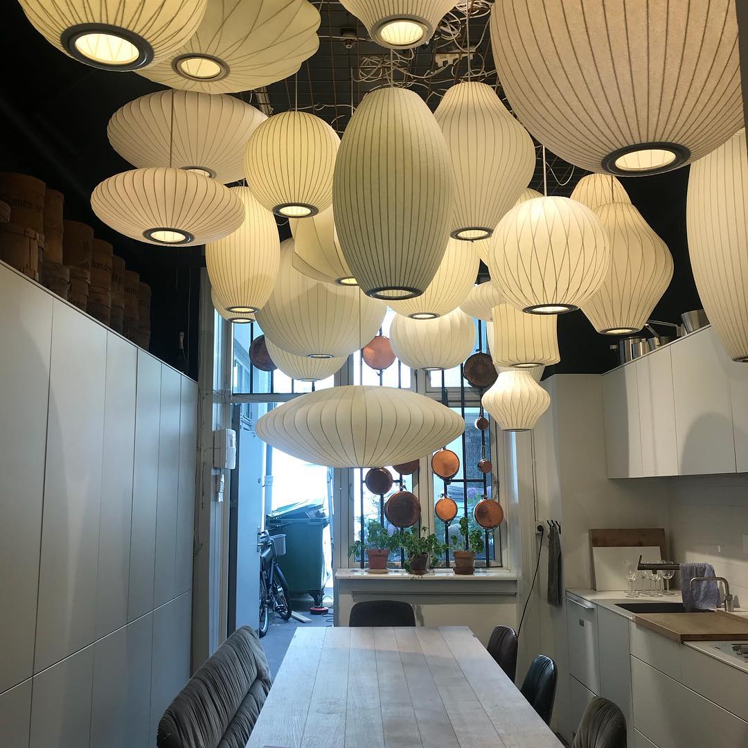 Nelson Swing Arm Pendant Lamp - Blowlighting
