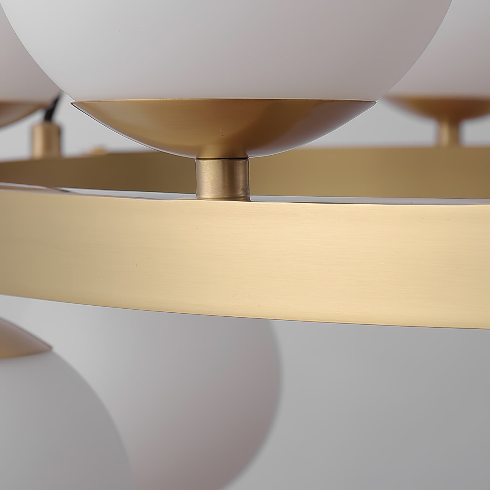 Bubbles Brass Ring Chandelier - Blowlighting