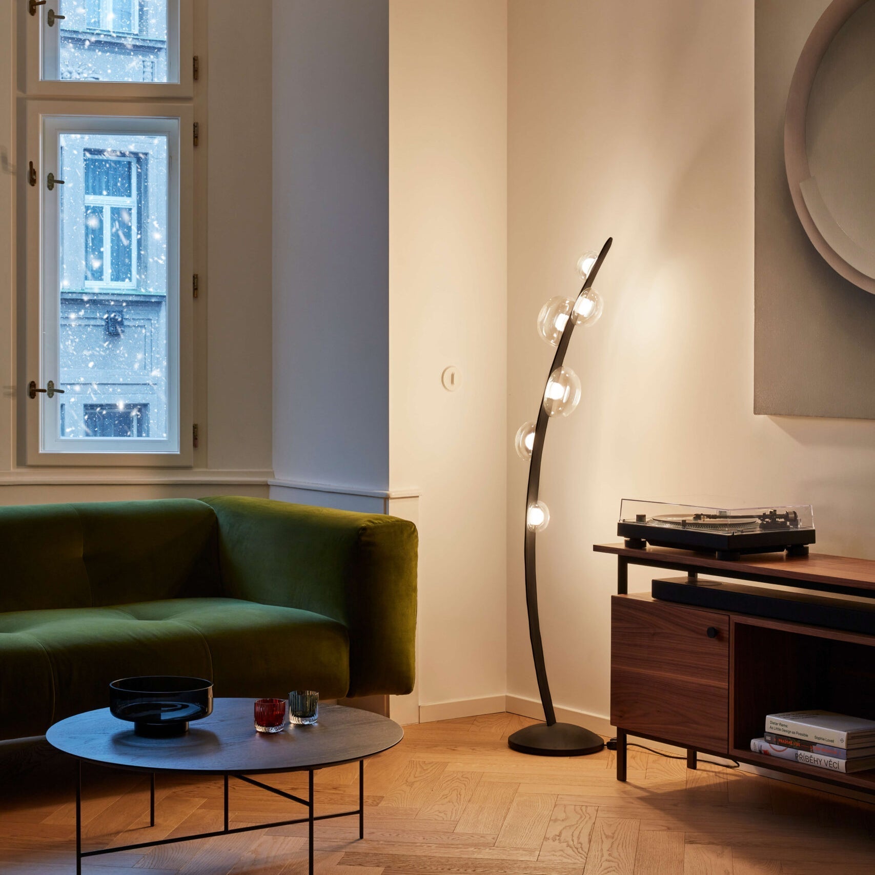 Bubbles Glass Floor Lamp - Blowlighting