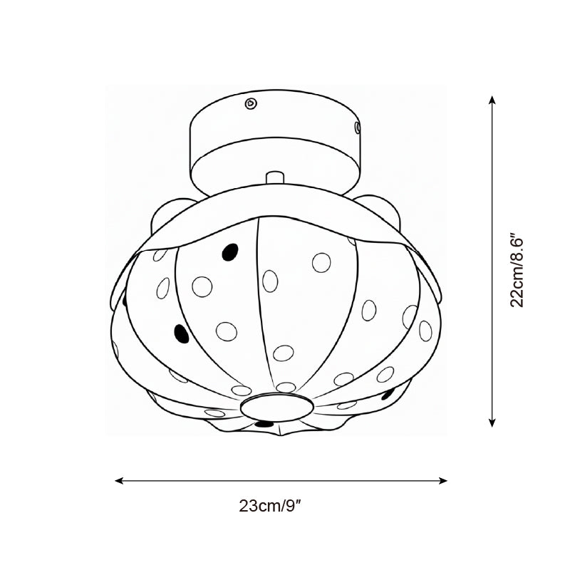 Bubbly Playful Fabric Sky Ceiling Light