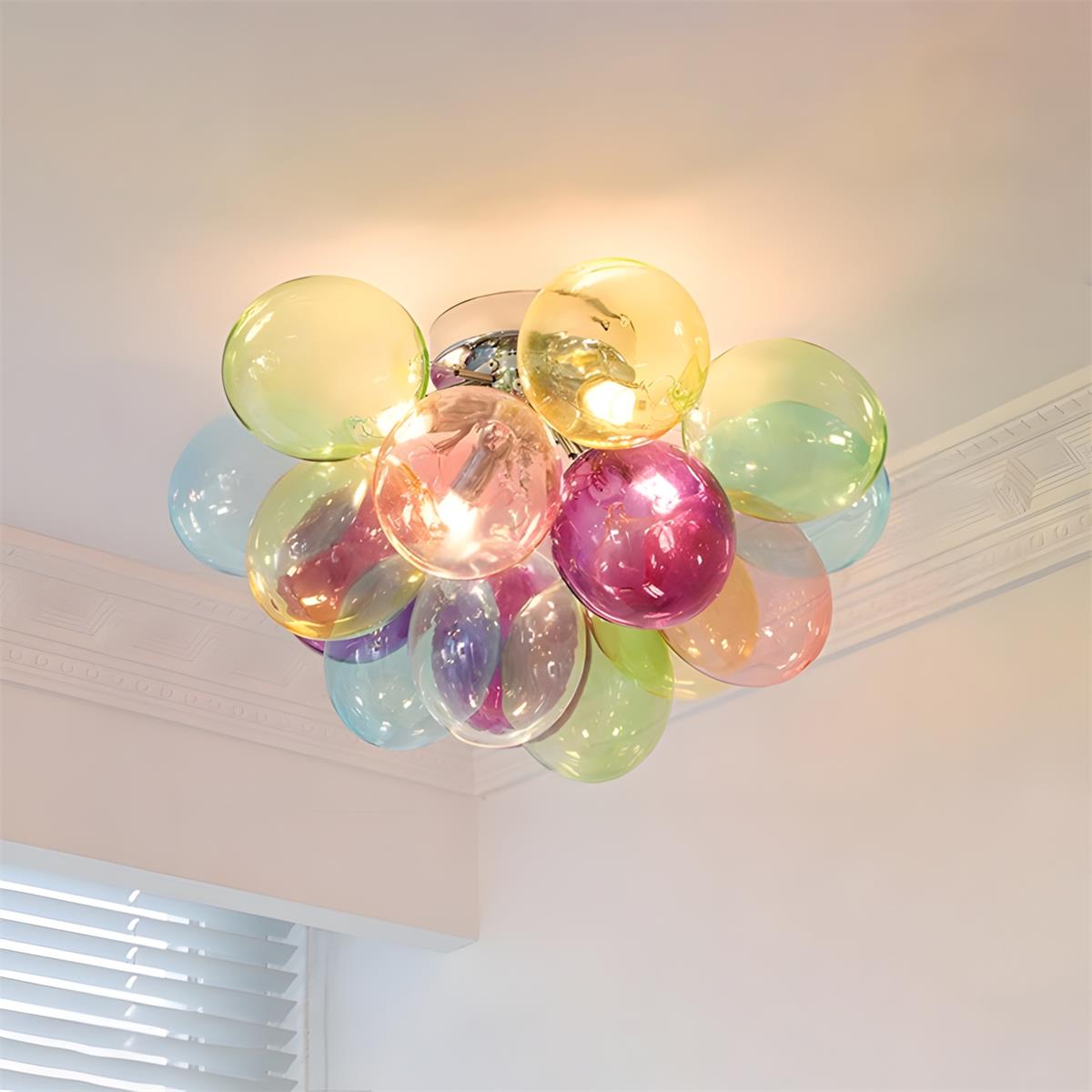 Joybub Colorful Glass Ceiling Lamp