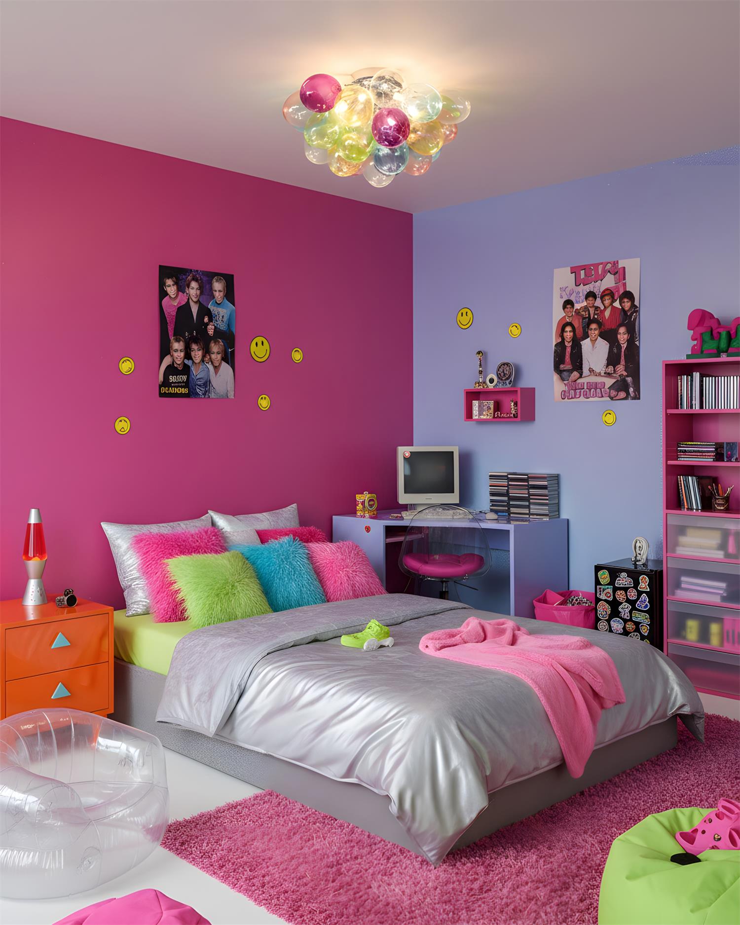 Joybub Colorful Glass Ceiling Lamp