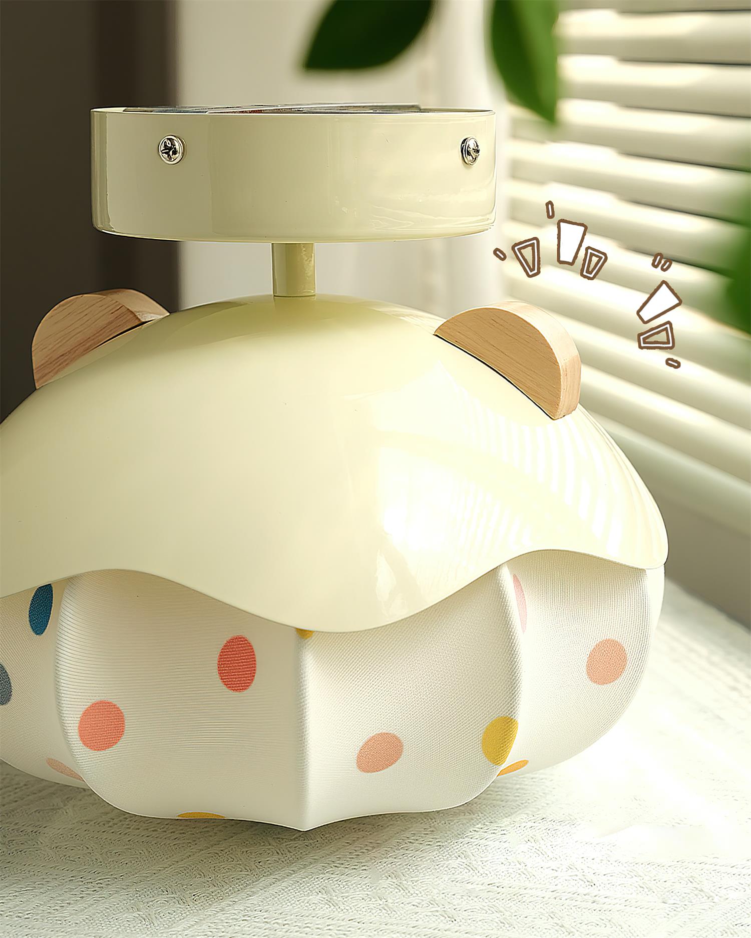 Bubbly Playful Fabric Sky Ceiling Light