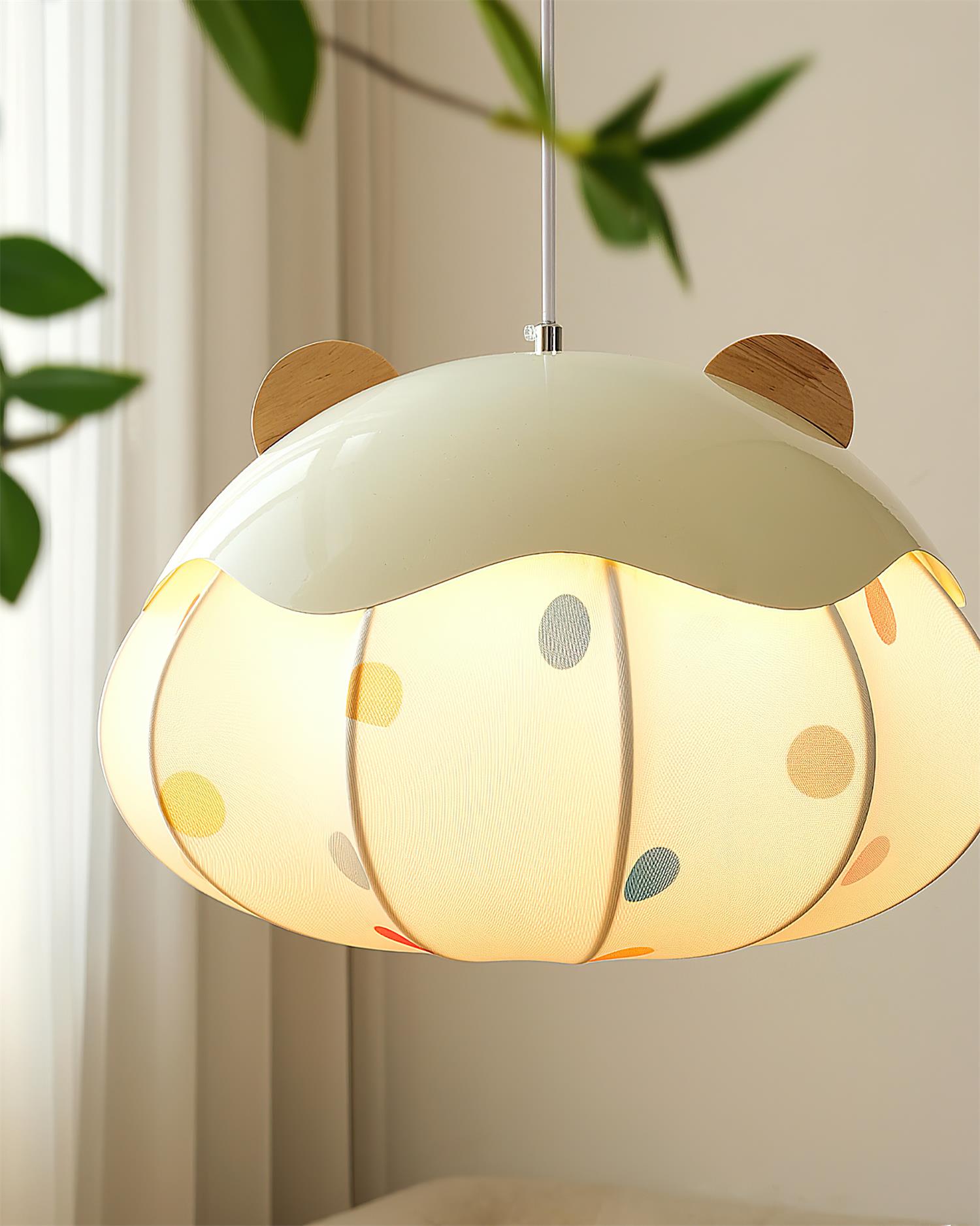 Bubbly Kids Fabric Sky Pendant Light