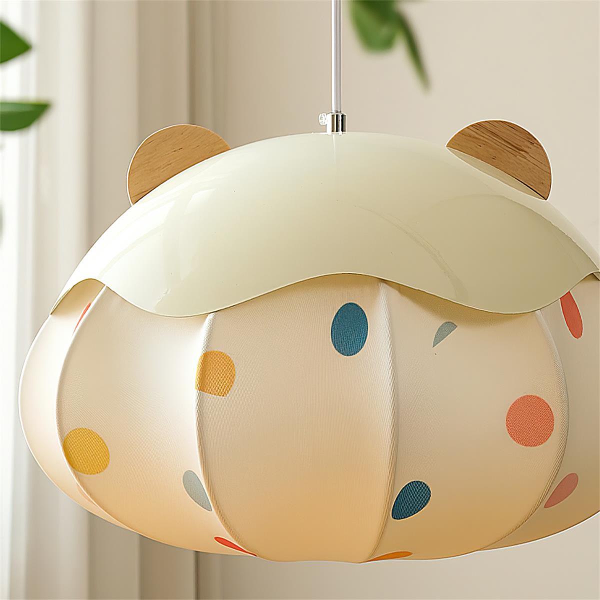 Bubbly Kids Fabric Sky Pendant Light