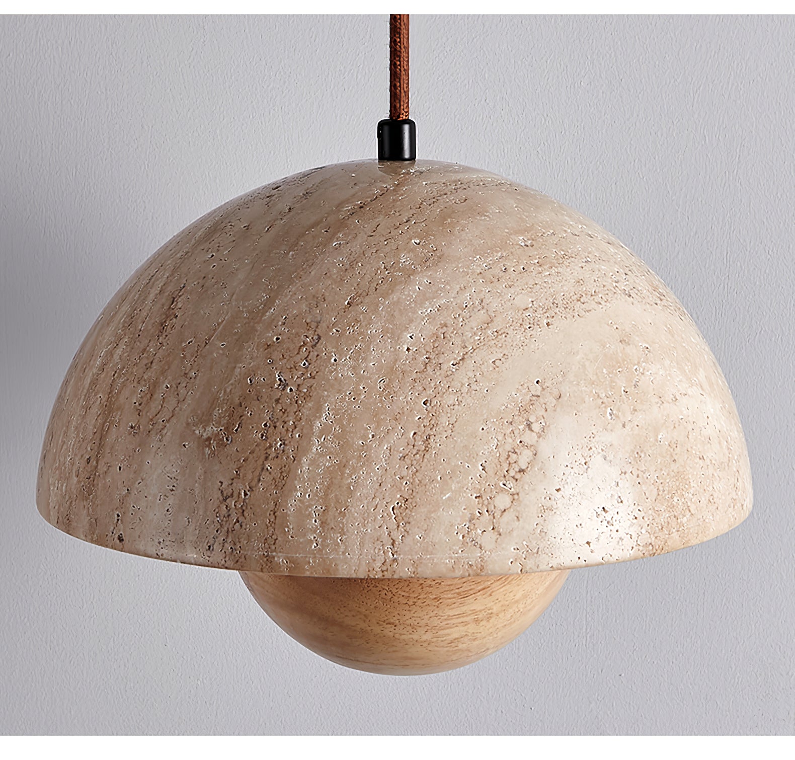 Ersile Travertine Pendant Light - Blowlighting