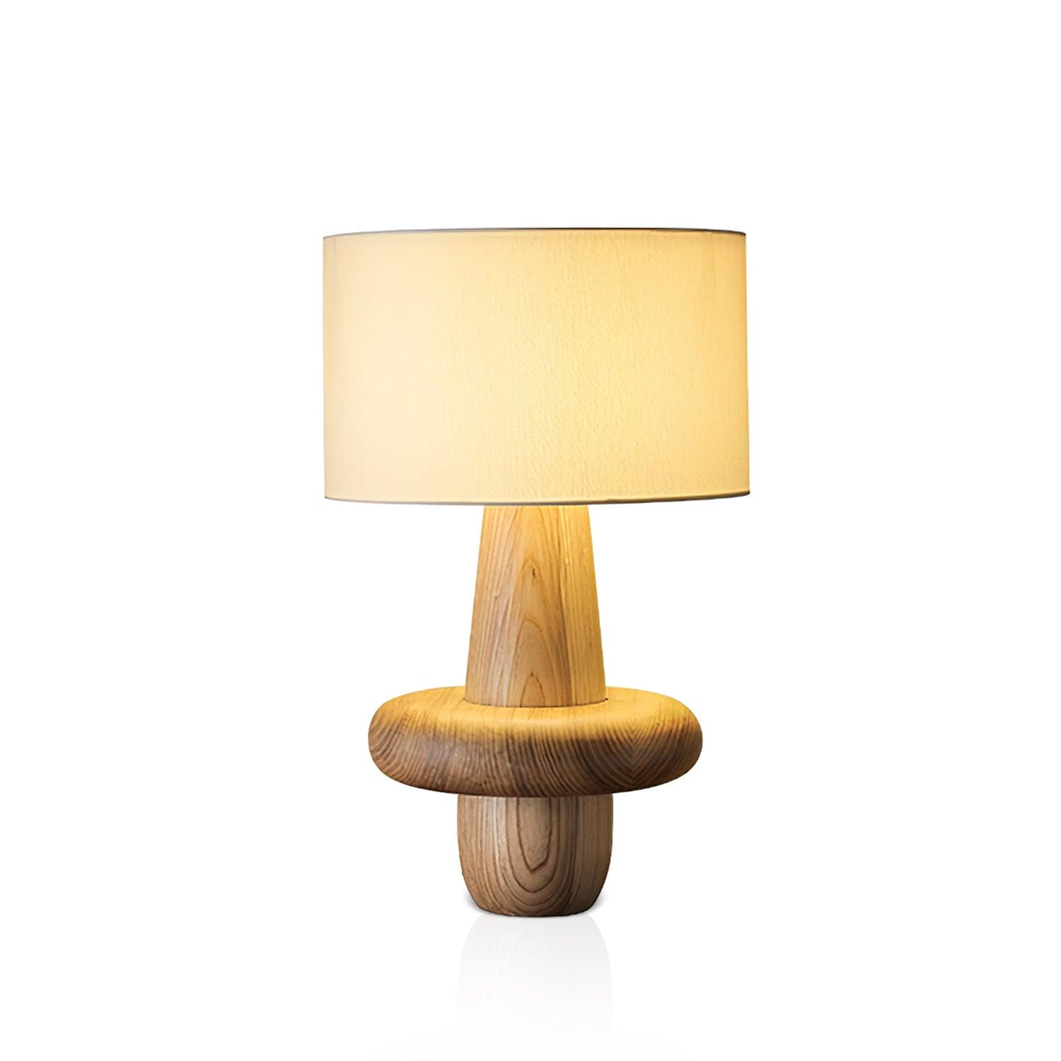 Ring Minimalist Wood Table Lamp - Blowlighting