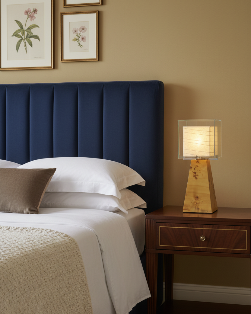 Burlspire Natural Wood Table Light