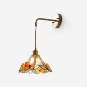 Rosabella Butterfly Kaleido Glass Wall Lamp