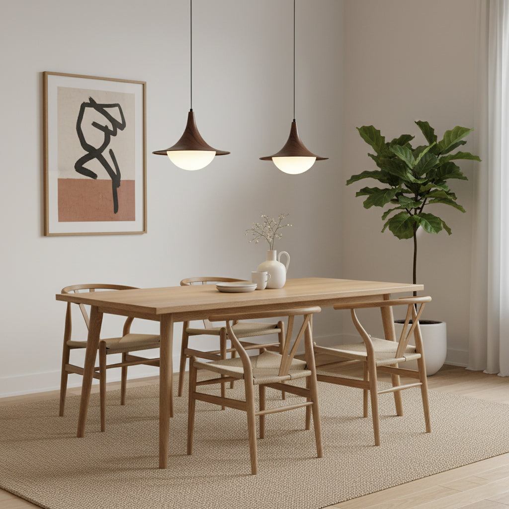 Cabana Minimalist Metal Pendant Light