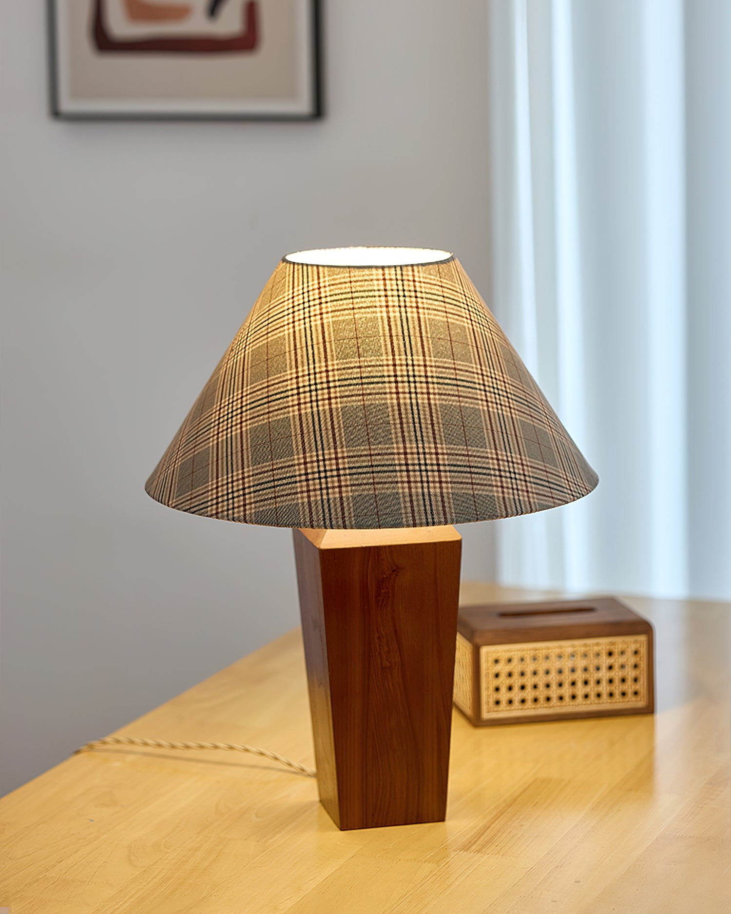 Cabin Modern Wood Table Light