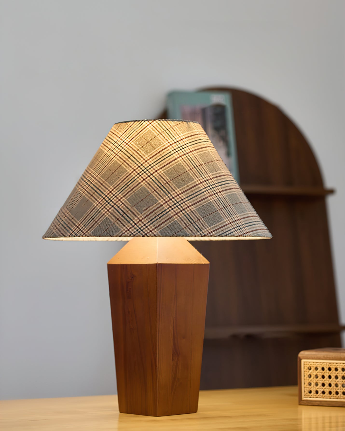 Cabin Modern Wood Table Light