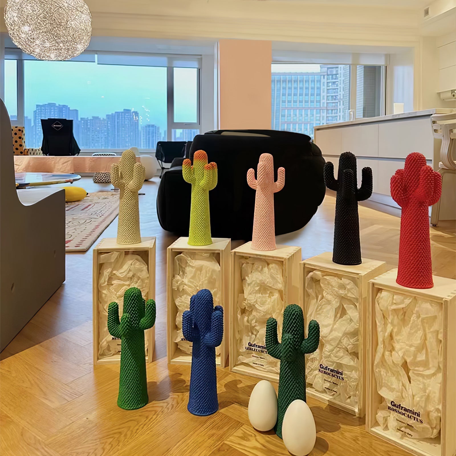 Mello Sculptural Cactus Coat Rack - Blowlighting