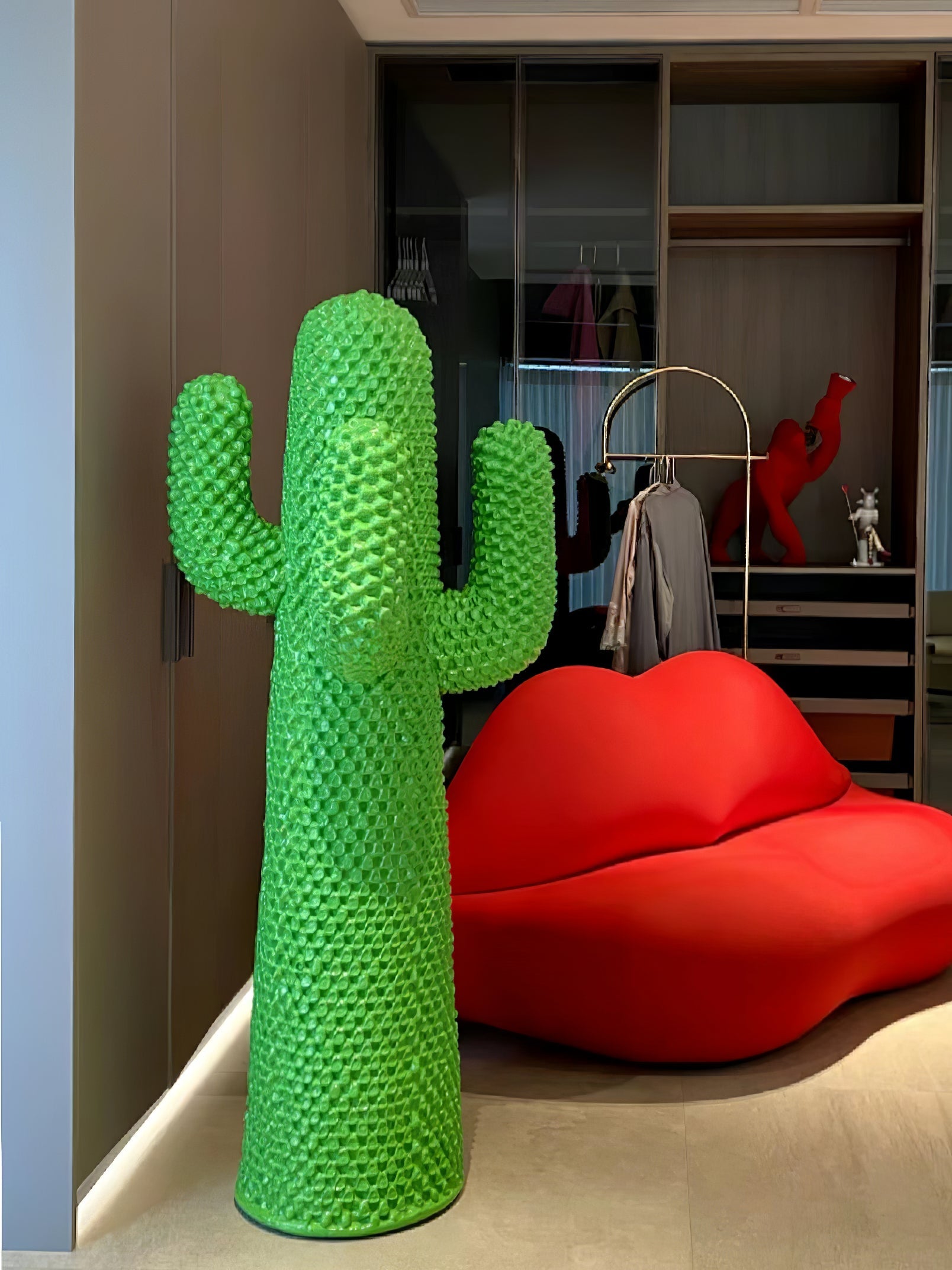 Mello Sculptural Cactus Coat Rack - Blowlighting