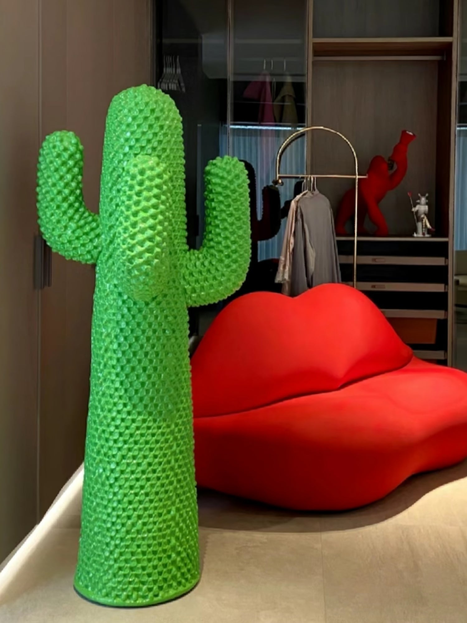 Mello Sculptural Cactus Coat Rack - Blowlighting