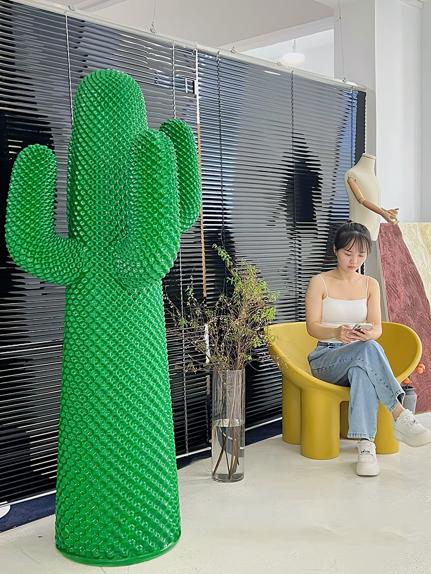 Mello Sculptural Cactus Coat Rack - Blowlighting