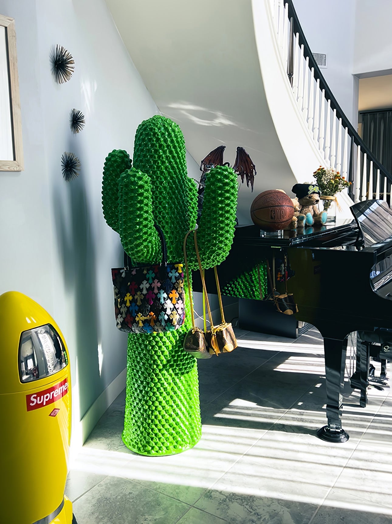Mello Sculptural Cactus Coat Rack - Blowlighting