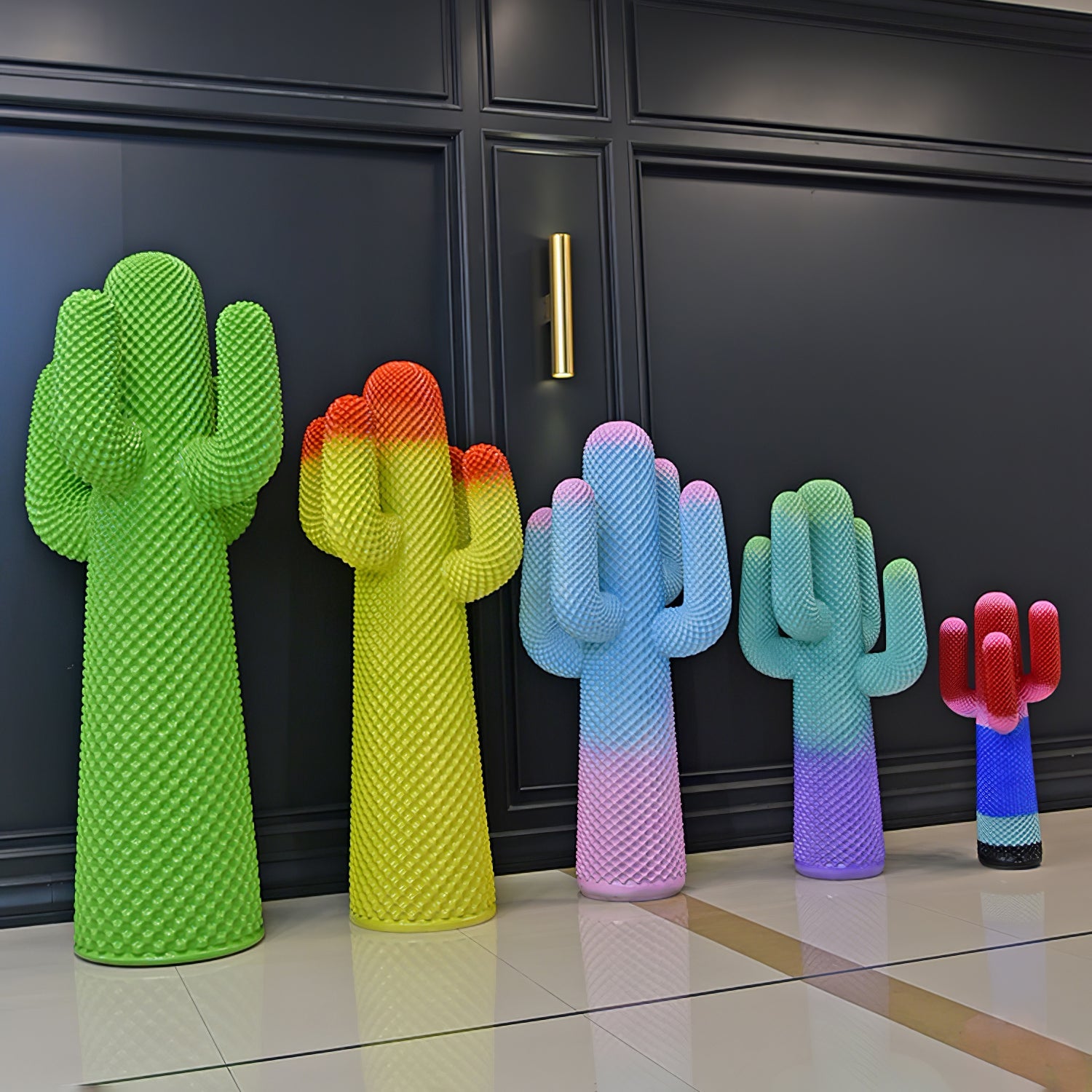 Mello Sculptural Cactus Coat Rack - Blowlighting