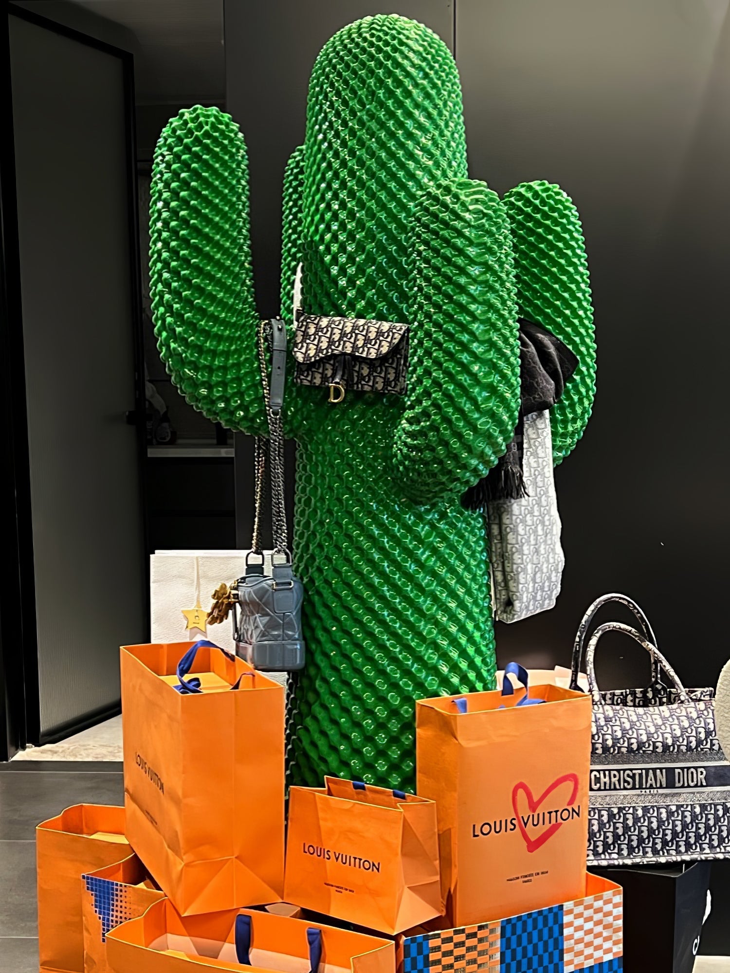 Mello Sculptural Cactus Coat Rack - Blowlighting