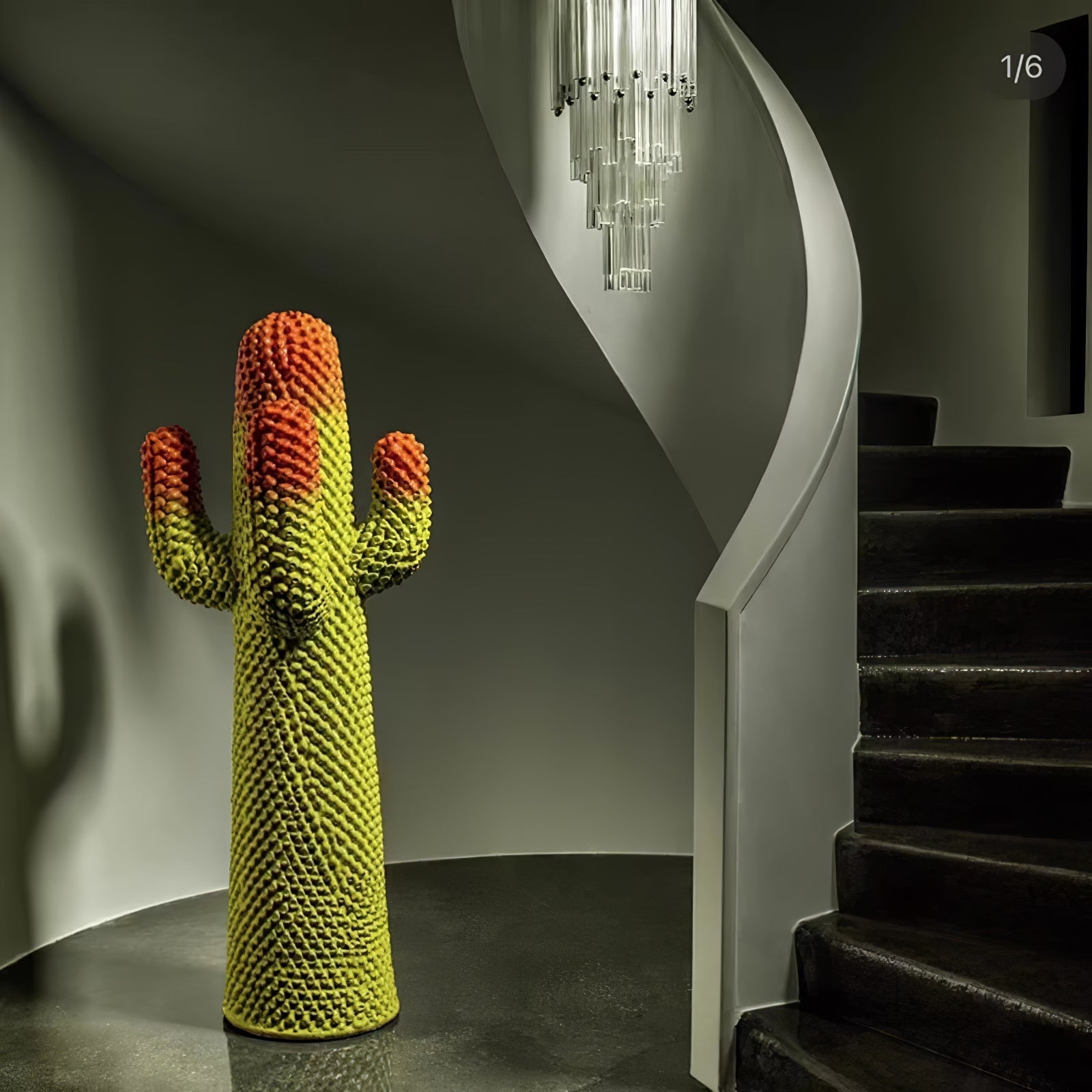 Mello Sculptural Cactus Coat Rack - Blowlighting