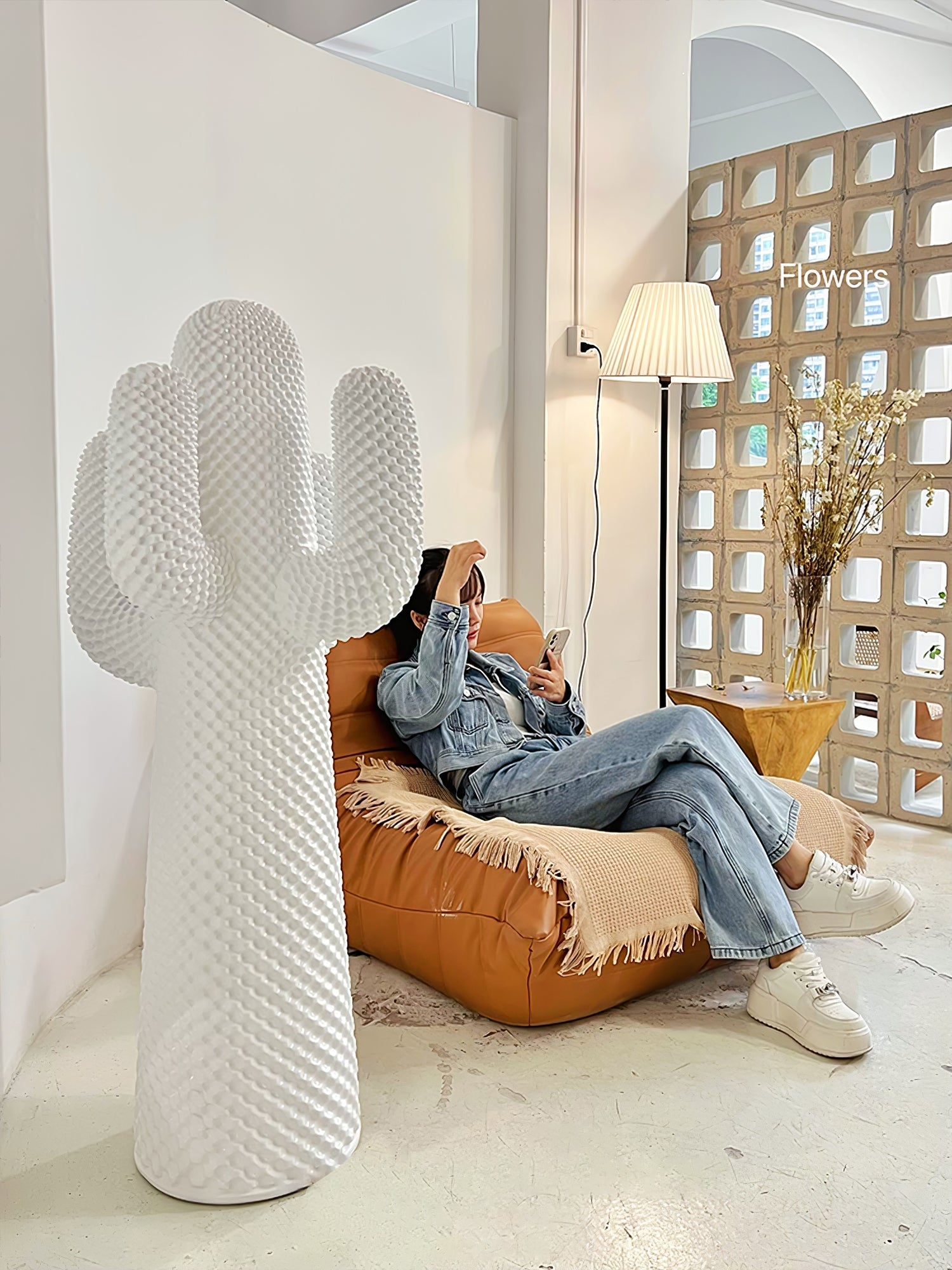 Mello Sculptural Cactus Coat Rack - Blowlighting