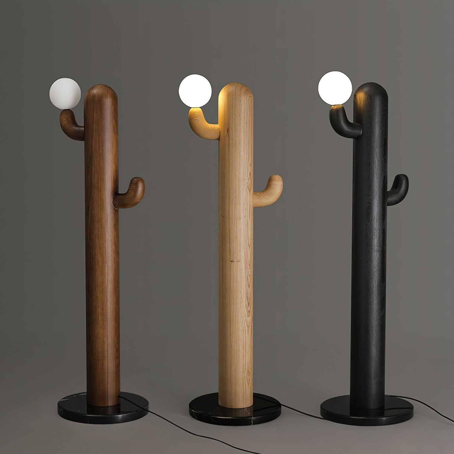 Cactus Wood Floor Lamp - Blowlighting