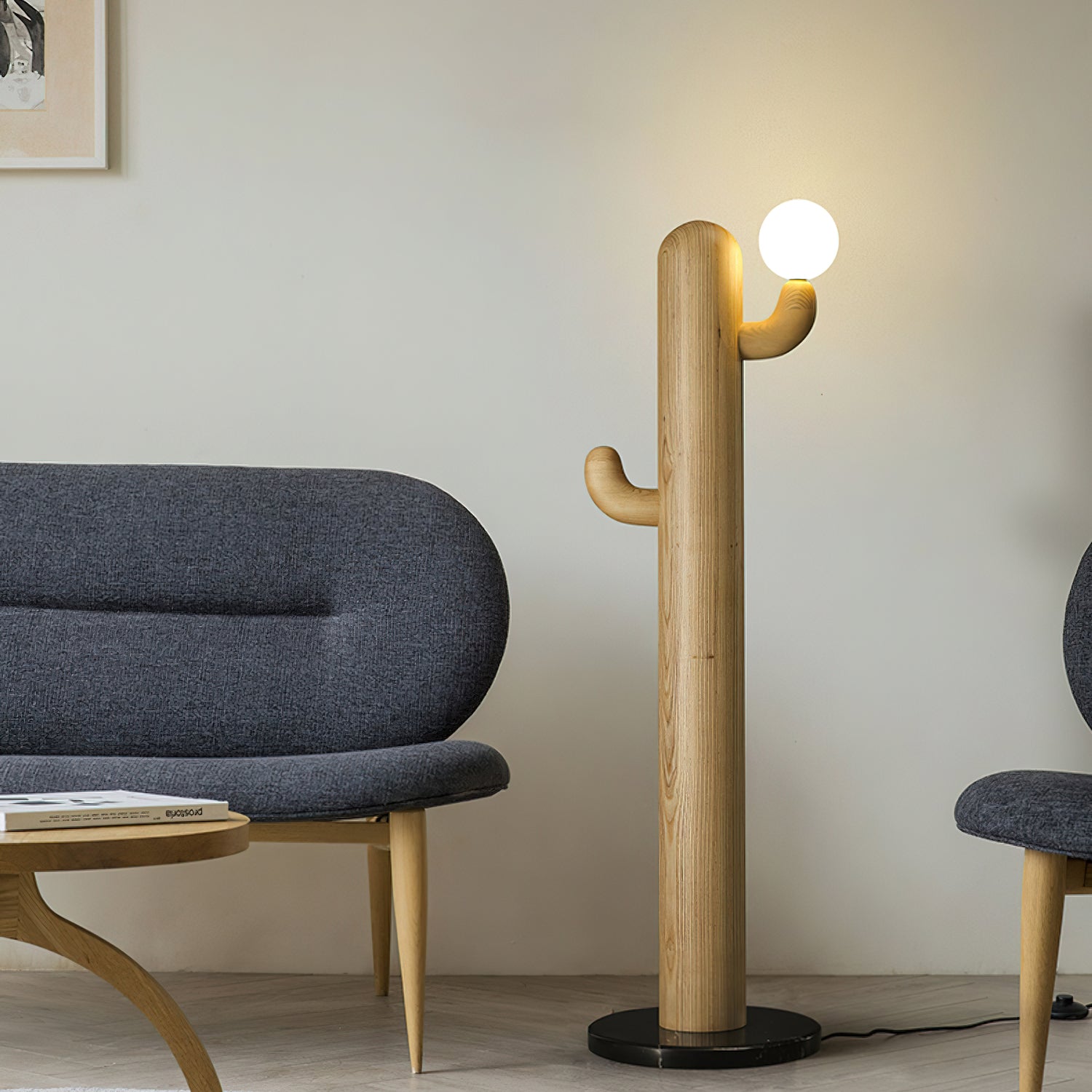 Cactus Wood Floor Lamp - Blowlighting
