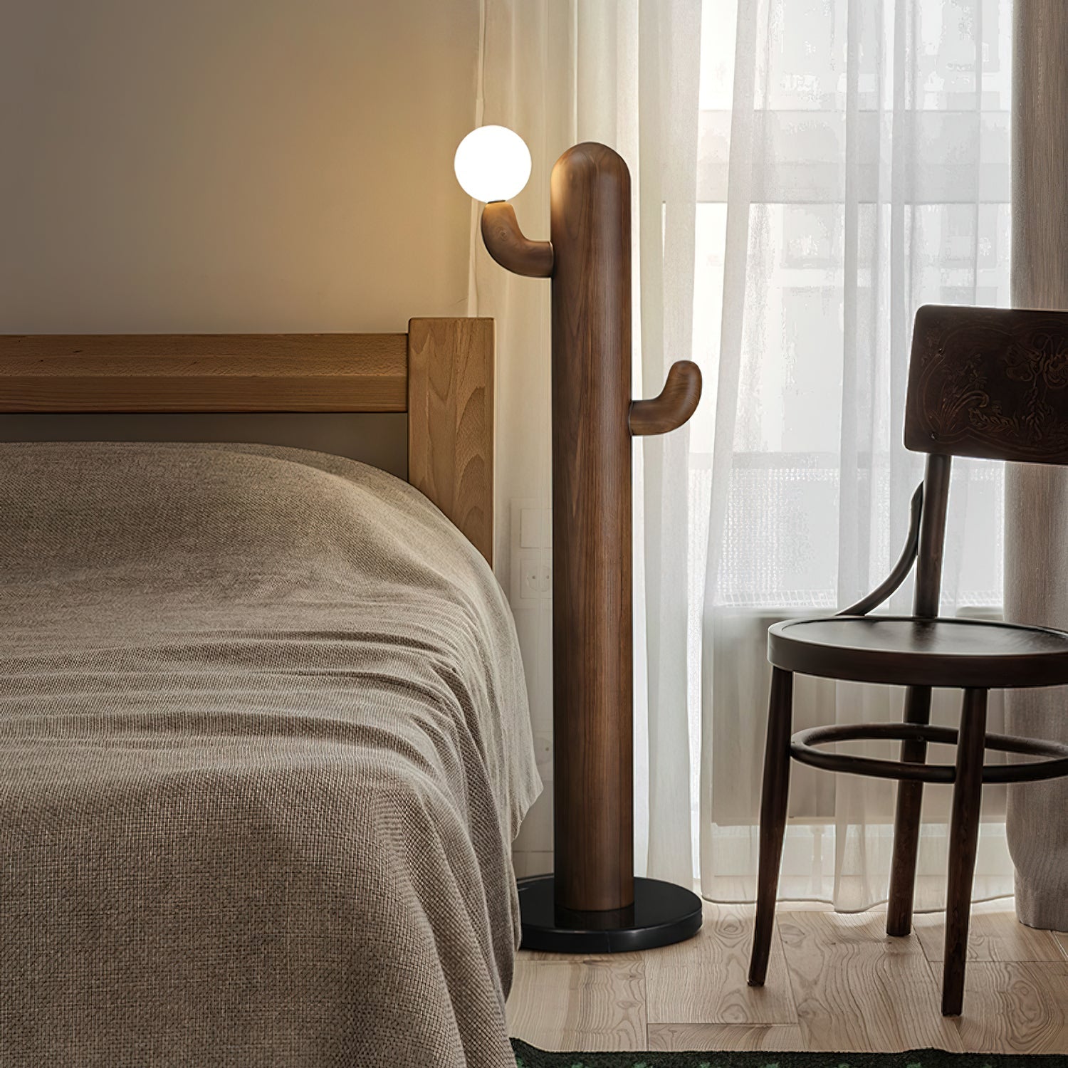 Cactus Wood Floor Lamp - Blowlighting
