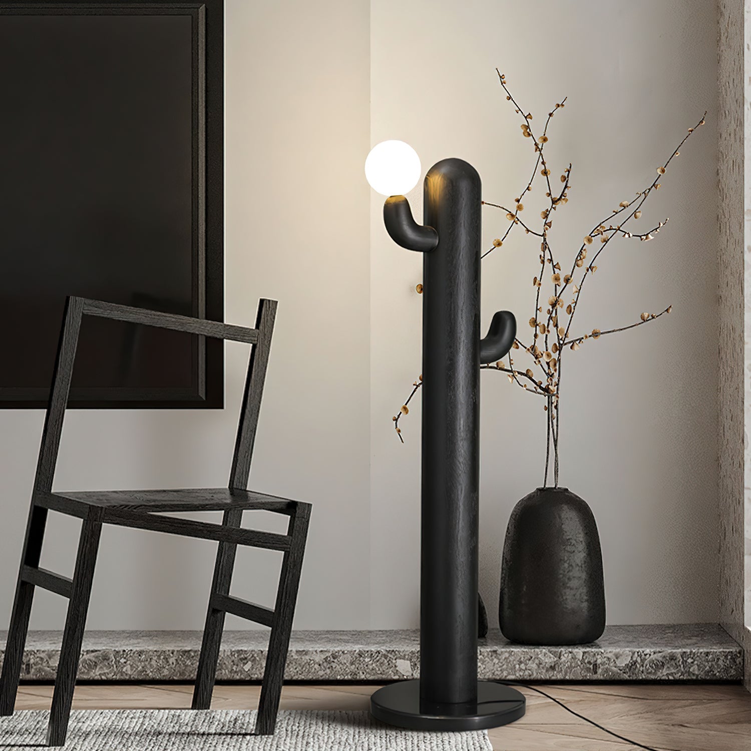 Cactus Wood Floor Lamp - Blowlighting