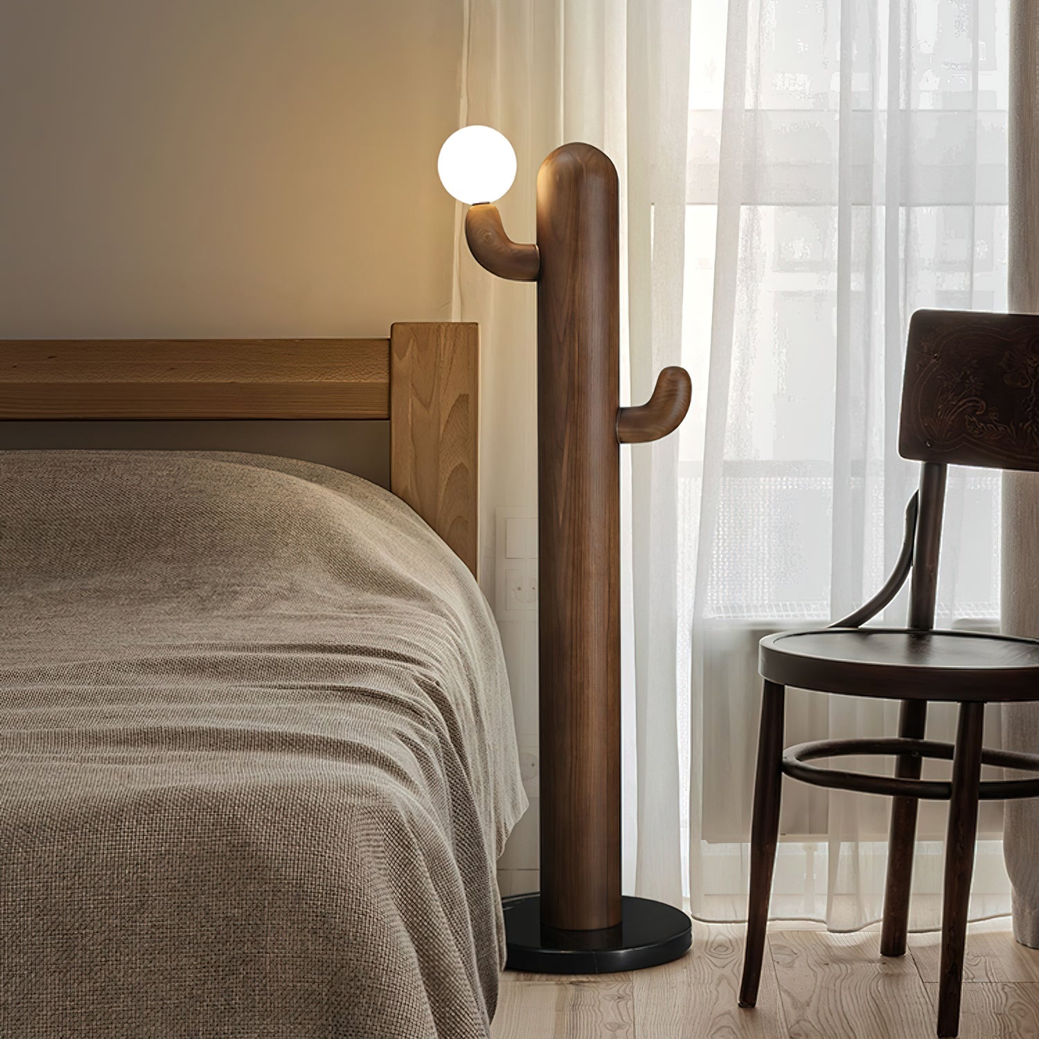 Cactus Wood Floor Lamp - Blowlighting