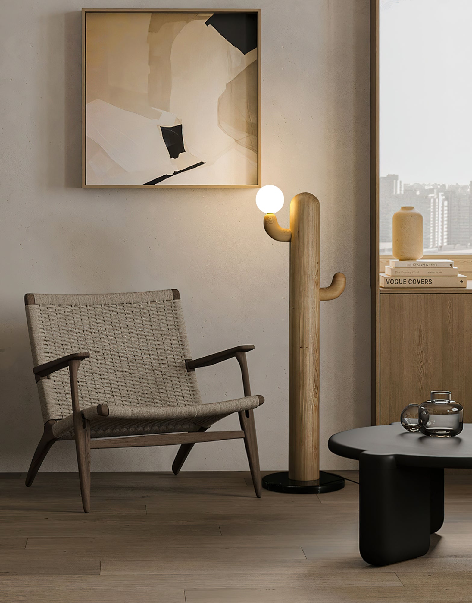 Cactus Wood Floor Lamp - Blowlighting