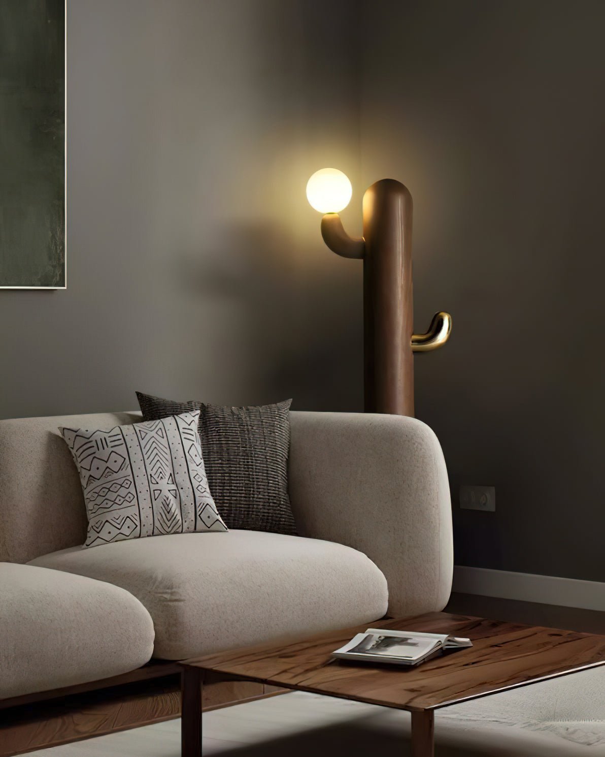 Cactus Wood Floor Lamp - Blowlighting