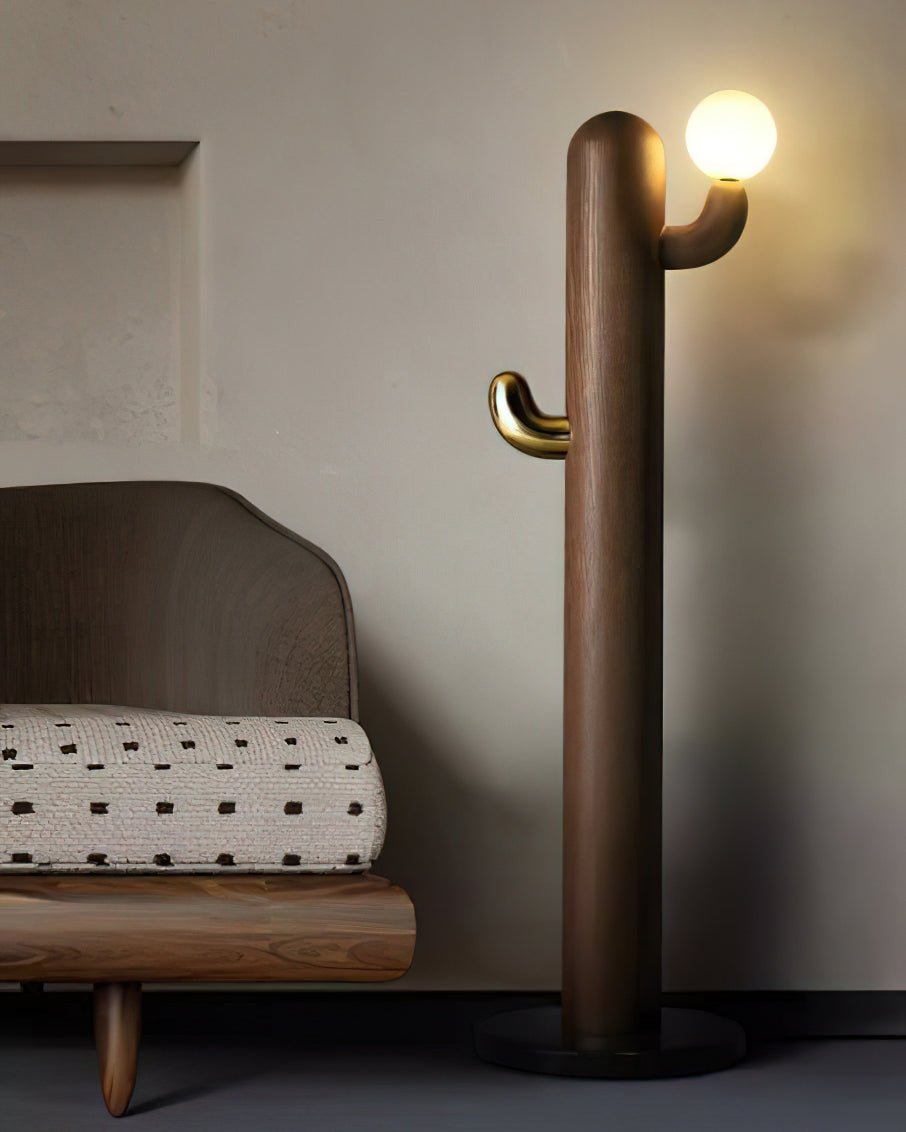 Cactus Wood Floor Lamp - Blowlighting