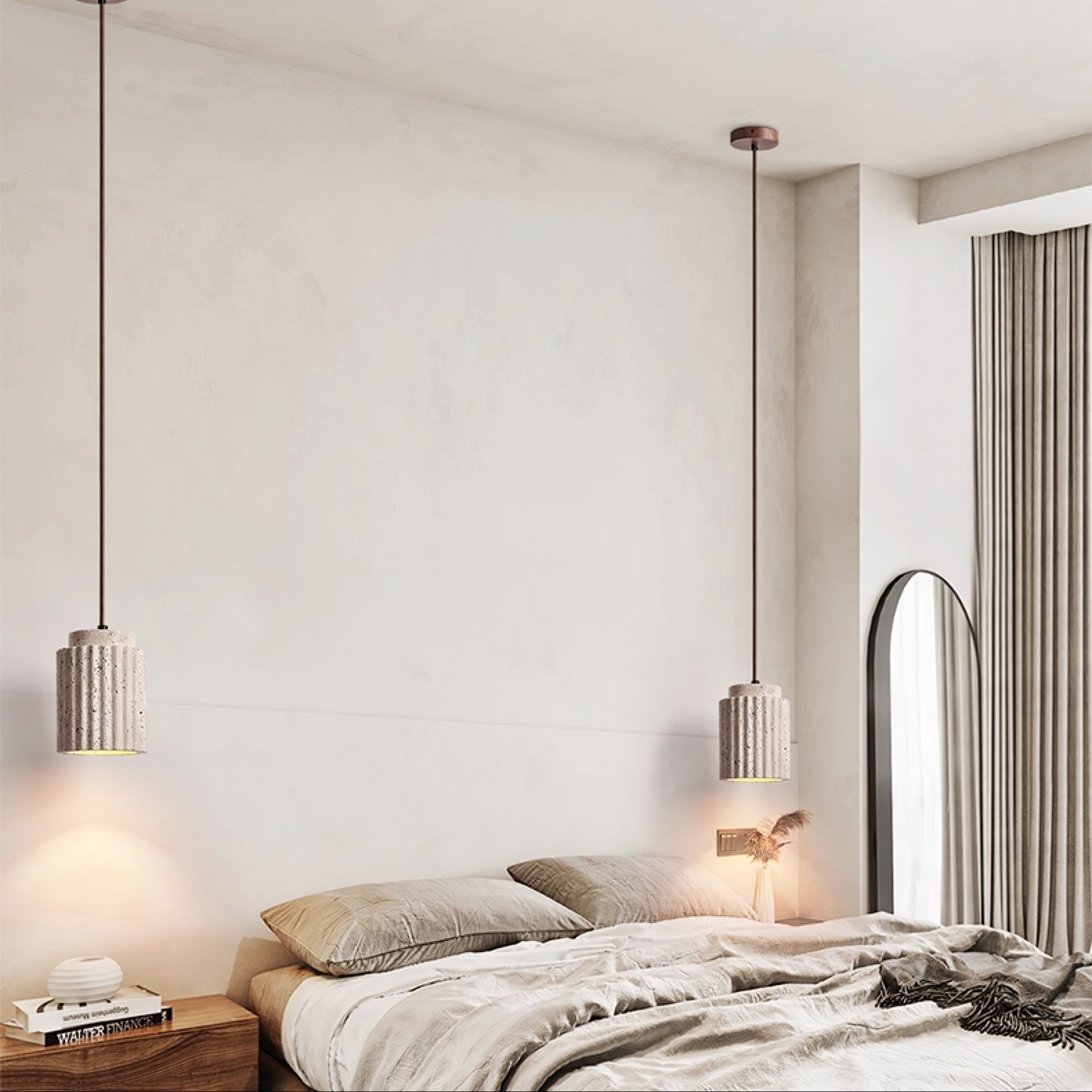 Mysolel Travertine Pendant Light - Blowlighting