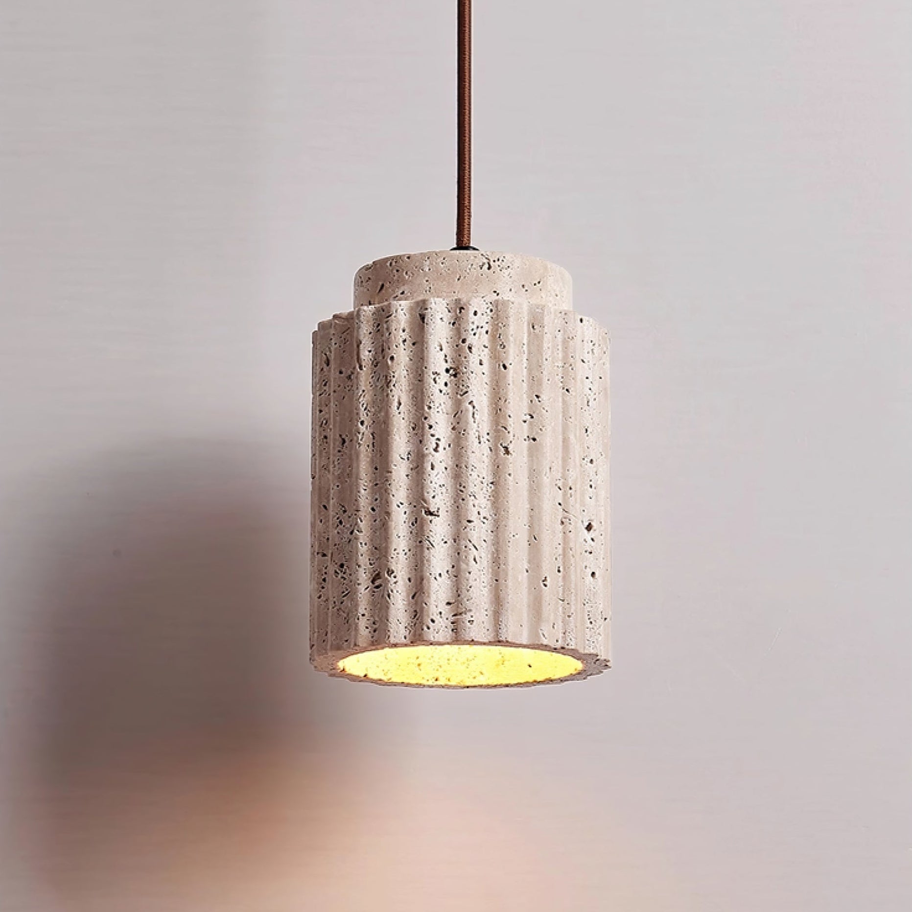 Mysolel Travertine Pendant Light - Blowlighting