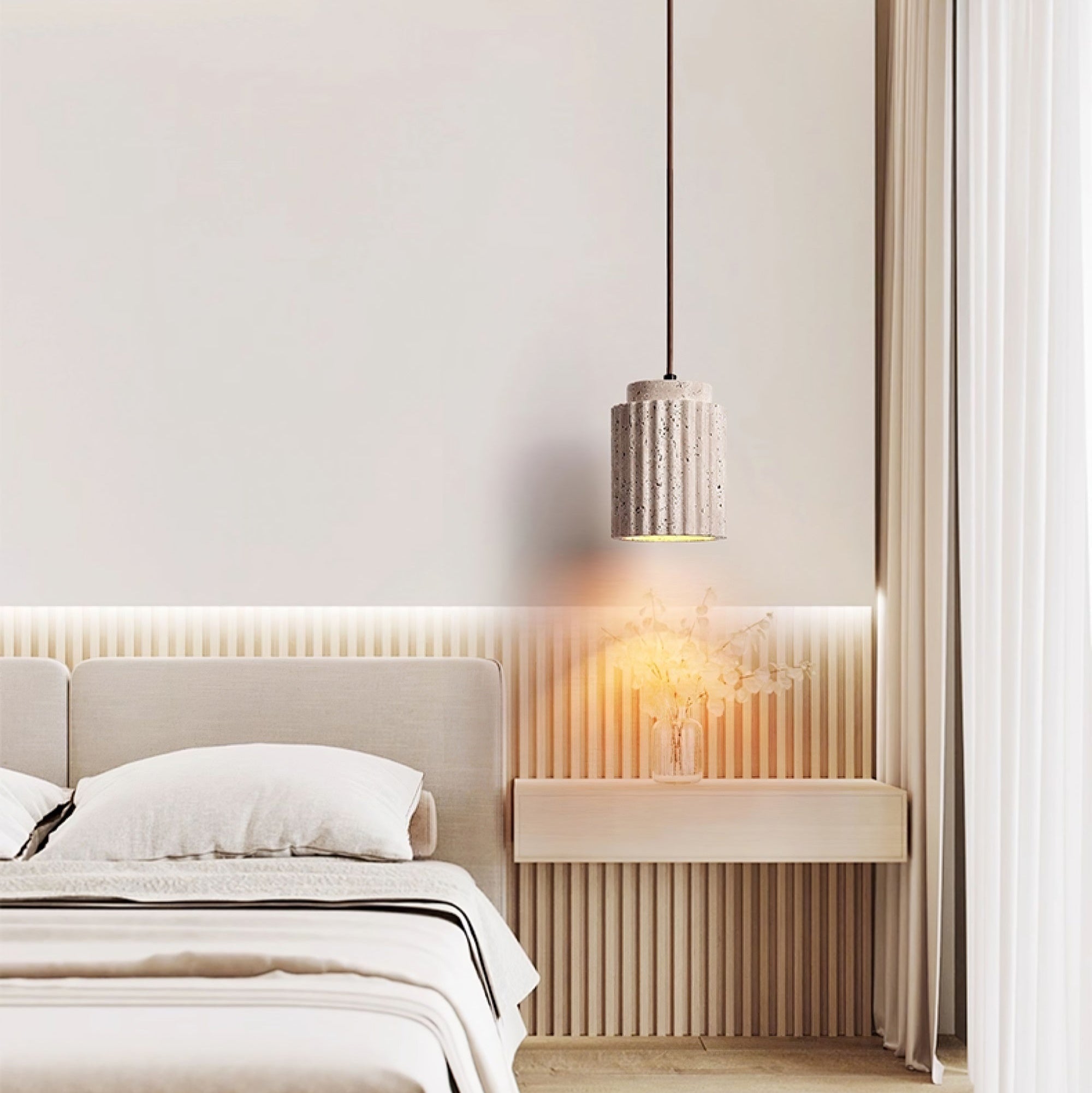 Mysolel Travertine Pendant Light - Blowlighting