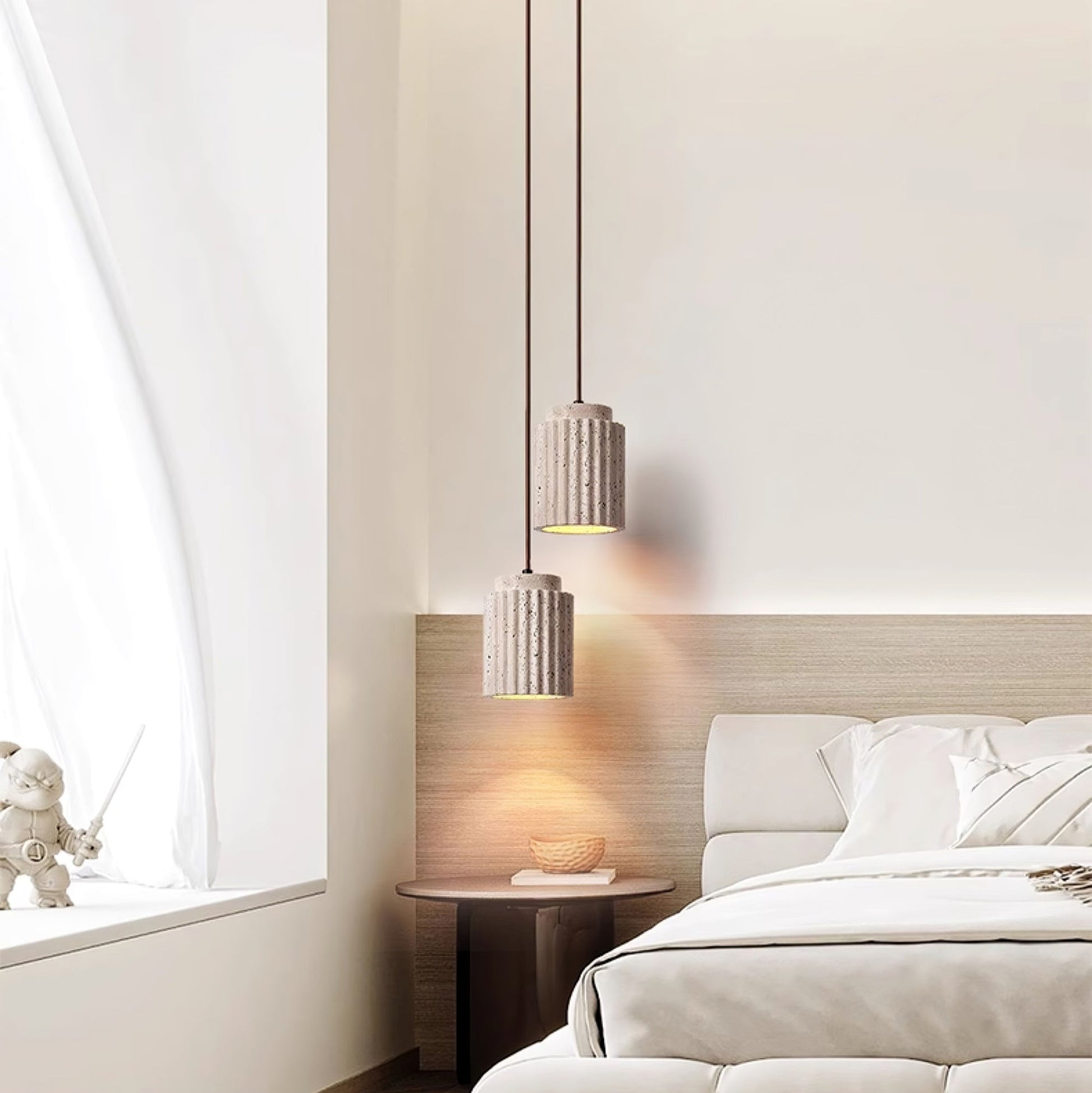 Mysolel Travertine Pendant Light - Blowlighting