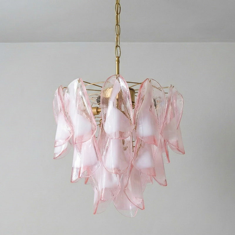 Caia Modern Glass Murano Glass Chandelier