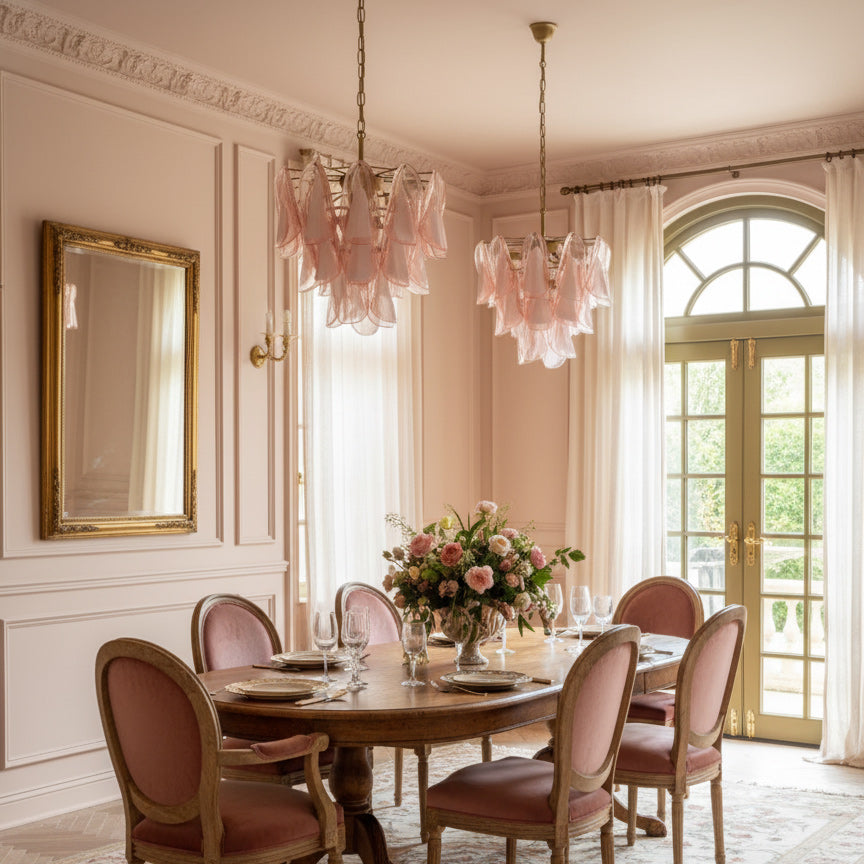 Caia Modern Glass Murano Glass Chandelier