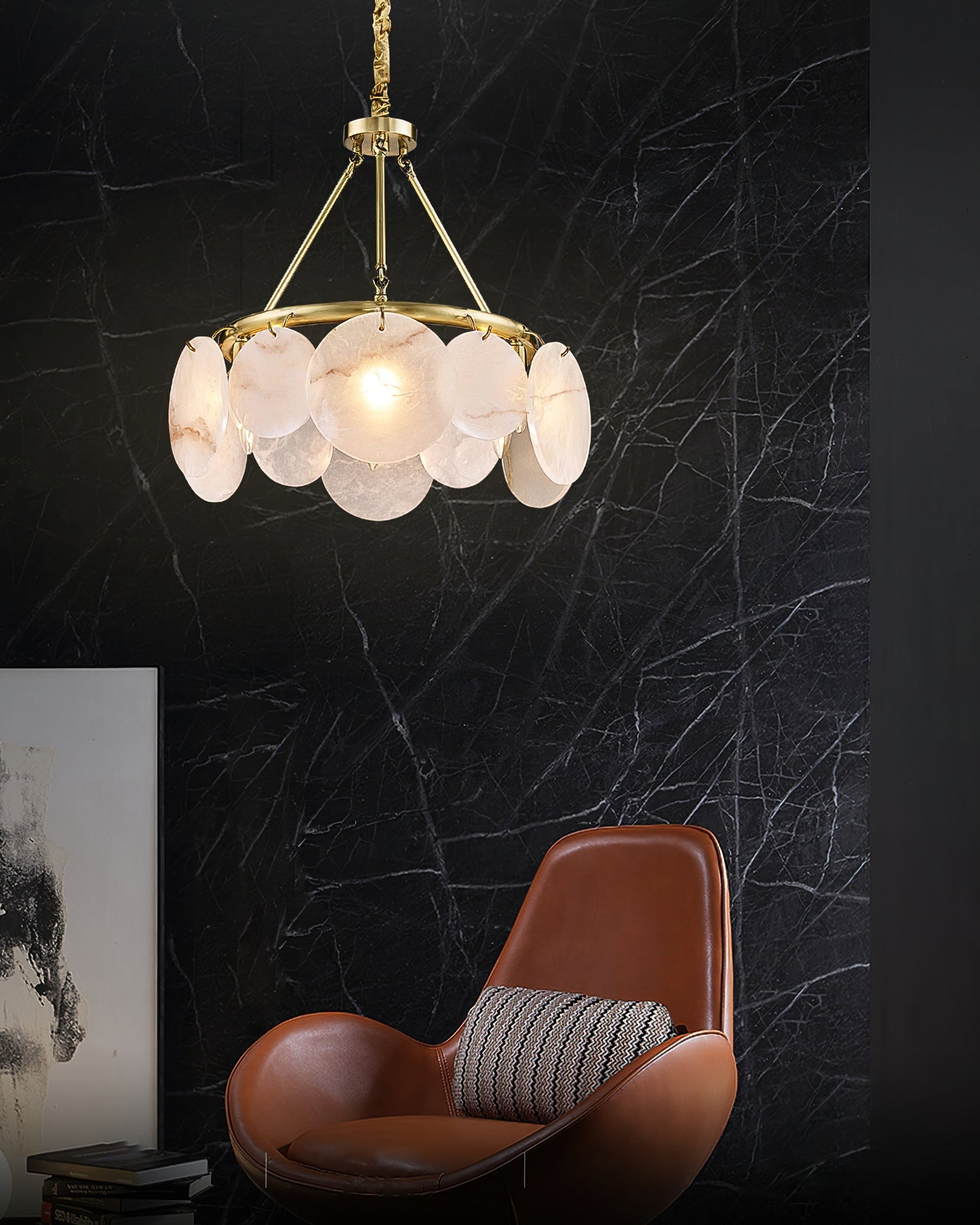 Calamete Modern Alabaster Chandelier