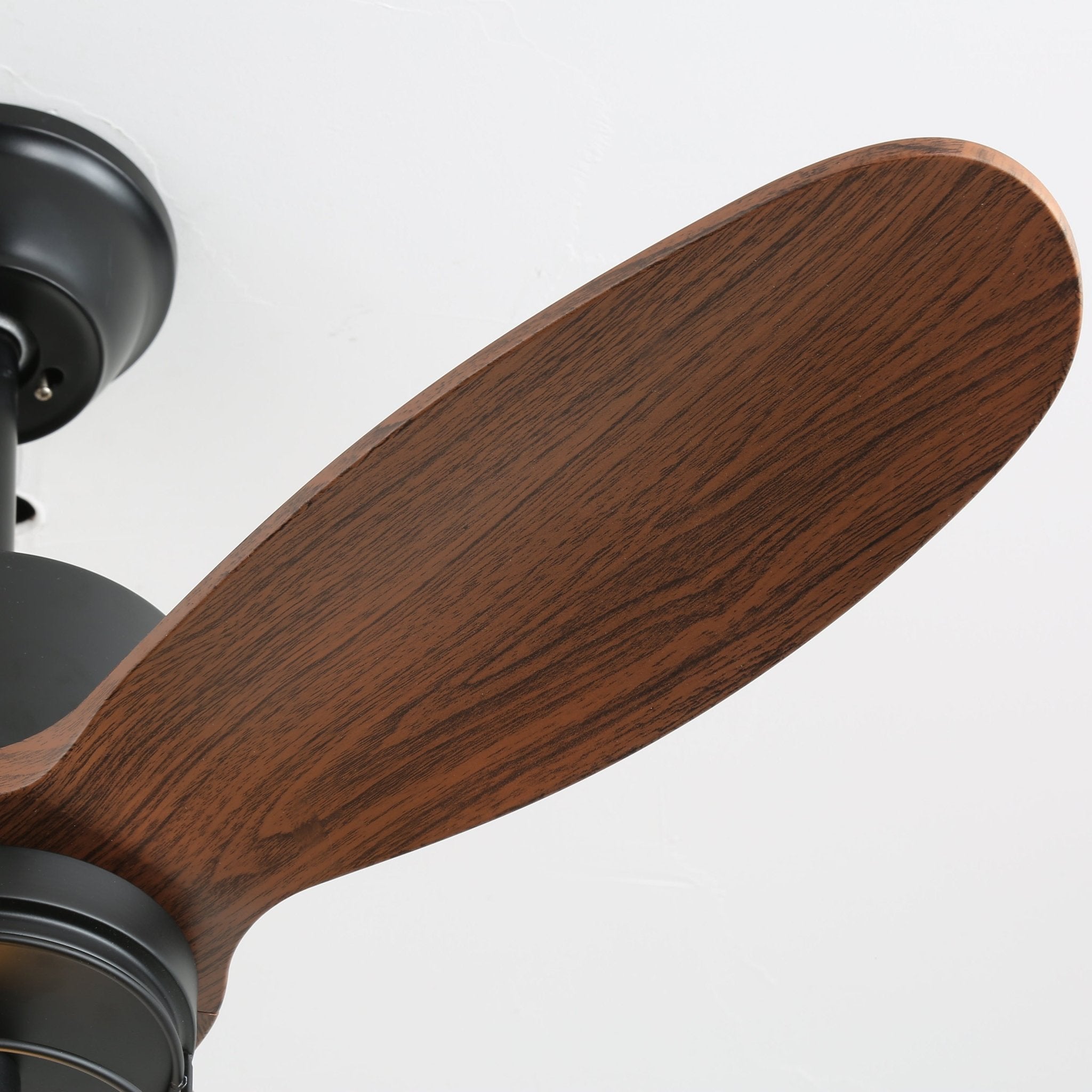 Ronan Industrial Wood Ceiling Fan Light - Blowlighting