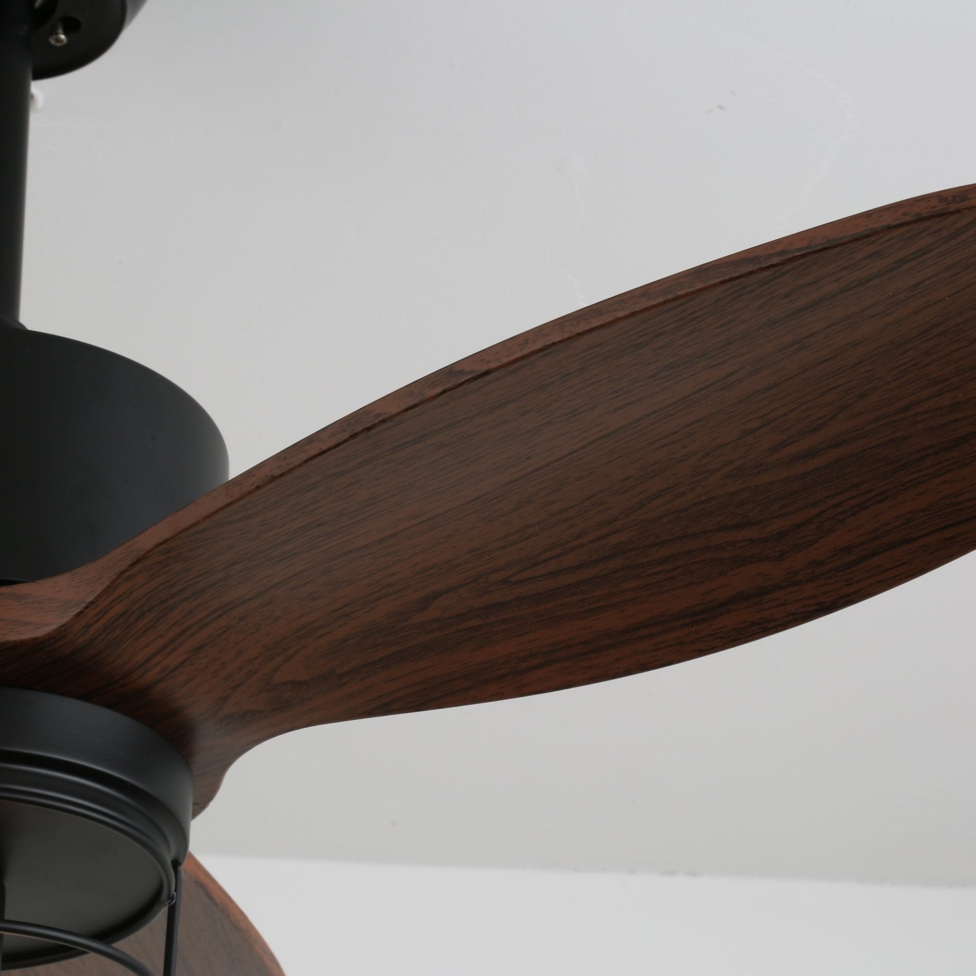 Ronan Industrial Wood Ceiling Fan Light - Blowlighting