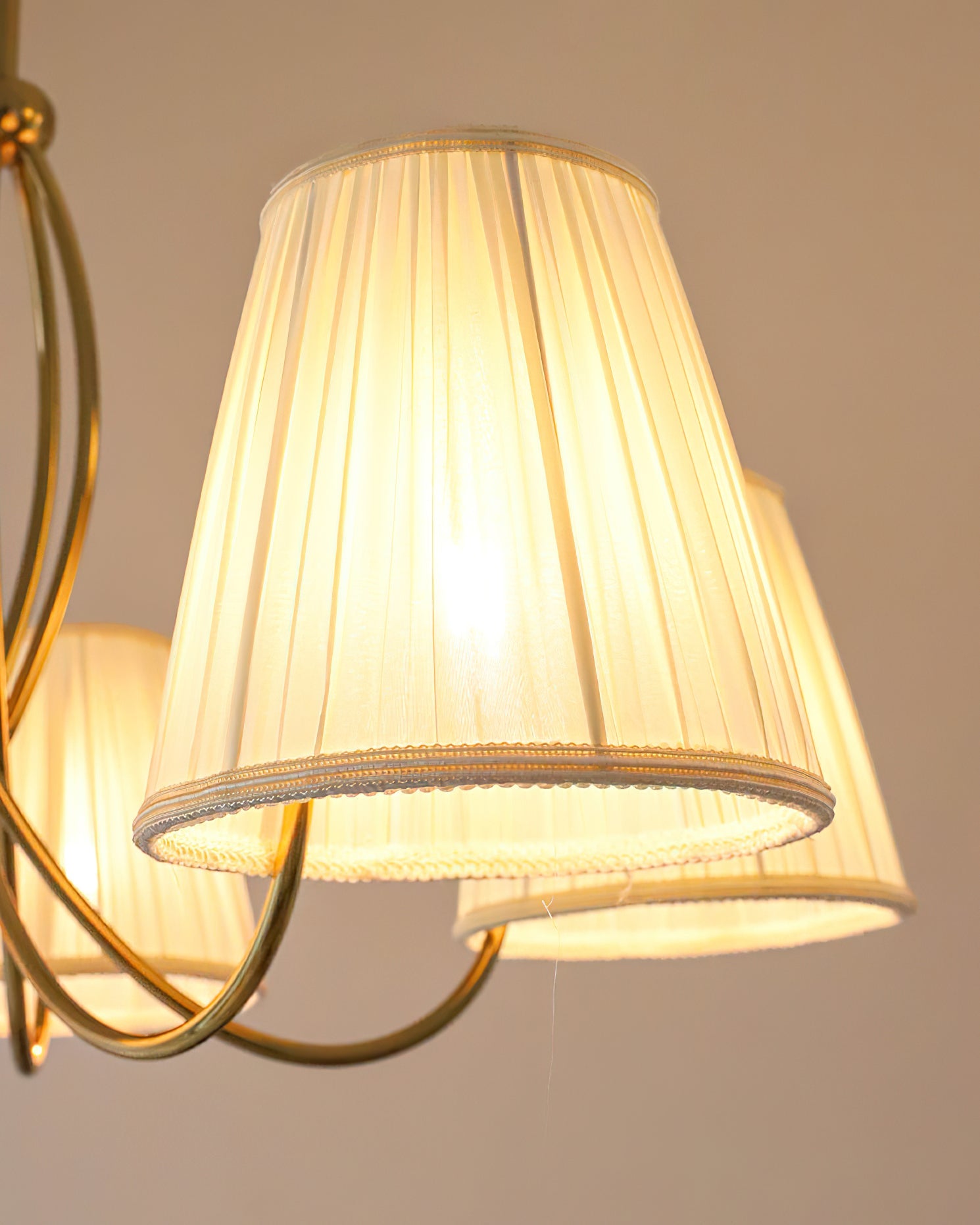 Calistoga Oriental Fabric Chandelier