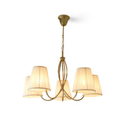 Calistoga Oriental Fabric Chandelier