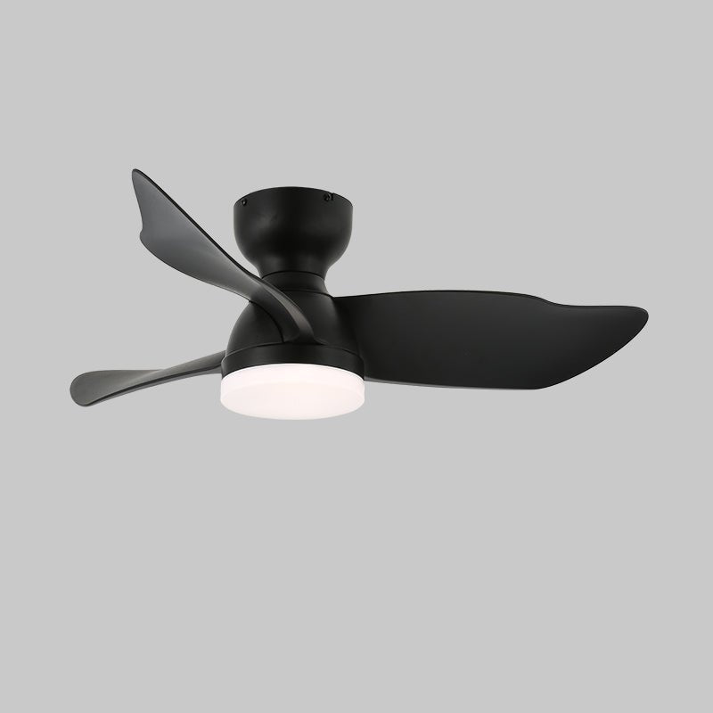 Mirella Silver Wood Ceiling Fan Light - Blowlighting