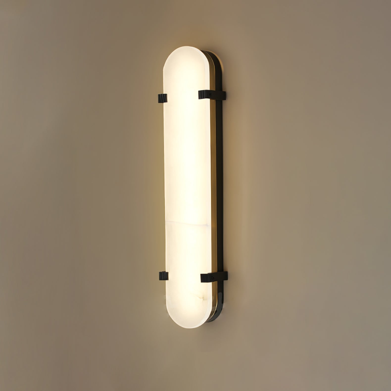 Lunaris Modern Alabaster Wall Light - Blowlighting
