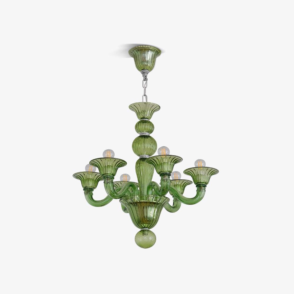 Aurora Chandelier Murano Glass Exotic - Blowlighting