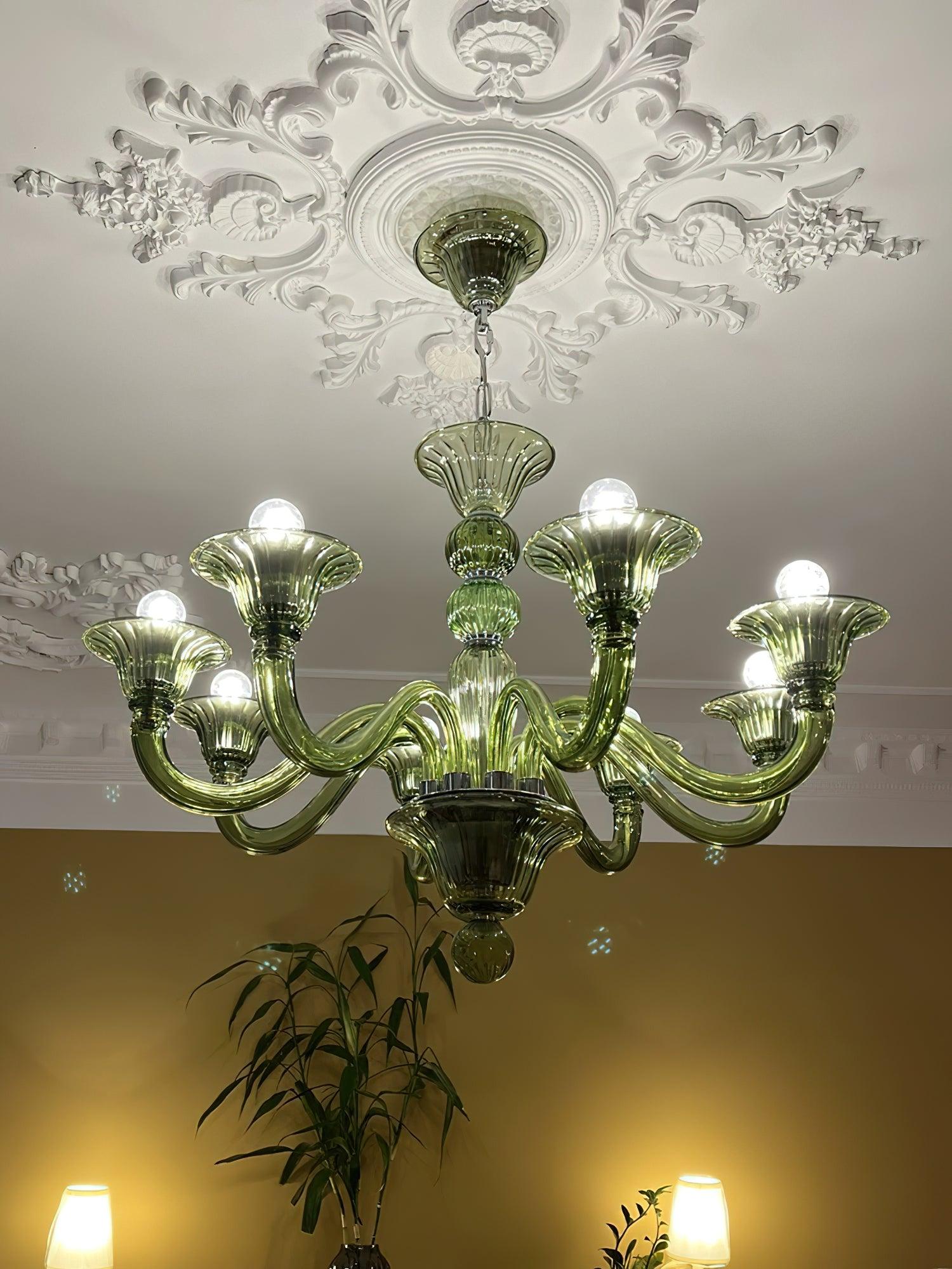 Aurora Chandelier Murano Glass Exotic - Blowlighting